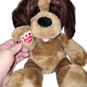 Build a Bear BAB Plush Carmel Brown Puppy Dog  Sitting 11 " Soft Stuffed Animal